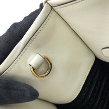 Load image into Gallery viewer, PRADA Symbol Top Titch 2-way Bag White1BA379_ASK_F0009 Leather Size Small

