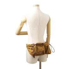 将图像加载到图库查看器中，PRADA Logo Crossbody Bag BrownVA0056 Nylon
