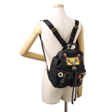 将图像加载到图库查看器中，PRADA Robot Backpack Black/Multicolor1BZ677 Nylon Saffiano Leather Size Small
