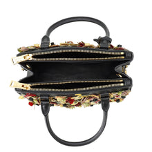 将图像加载到图库查看器中，PRADA Galleria 2WAY Shoulder Bag Black/Multicolor Saffiano Leather
