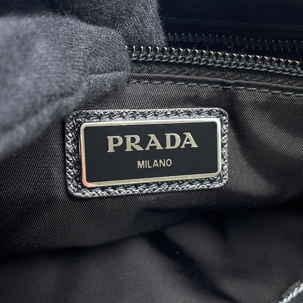 PRADA Frankenstein Crossbody Bag Black/Multicolor2VL977 Nylon