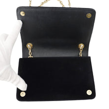 Load image into Gallery viewer, MIUMIU Chain Shoulder Bag Black5BP065 Velour

