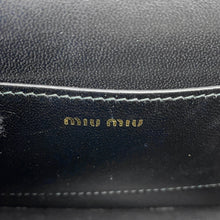 Load image into Gallery viewer, MIUMIU Chain Shoulder Bag Black5BP065 Velour
