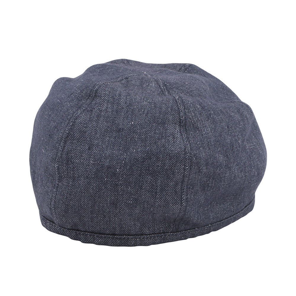HERMES Gabriel Beret Size 57 Navy Linen100%– GALLERY RARE  display picture 1