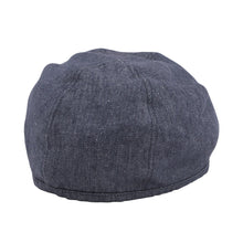 将图像加载到图库查看器中，HERMES Gabriel Beret Size 57 Navy Linen100%
