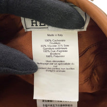 Load image into Gallery viewer, HERMES Saint-Honore beret Size 58 Brown Cashmere100%
