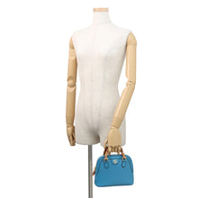 将图像加载到图库查看器中，GUCCI Bamboo Diana 2-way Bag Blue715775 Leather Size Mini
