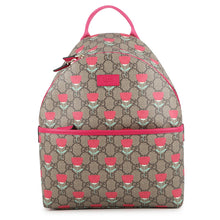 Load image into Gallery viewer, GUCCI GG Supreme Children's Backpack Beige/Pink782708 GG Supreme Leather
