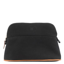将图像加载到图库查看器中，HERMES BolidePouch Black Canvas Size Mini
