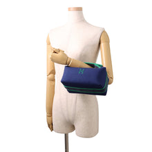 将图像加载到图库查看器中，HERMES Brid a Black Marine Canvas Size PM
