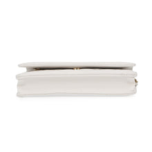 将图像加载到图库查看器中，CHANEL Matelasse Chain wallet WhiteAP0250 Caviar Leather
