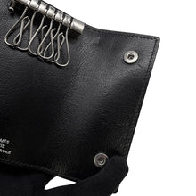 Load image into Gallery viewer, HERMES Etui Craie6 6-series Key Case Black Chamonix Leather
