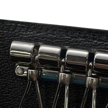 Load image into Gallery viewer, HERMES Etui Craie4 4-Key Case Black Chamonix Leather
