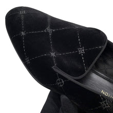 Load image into Gallery viewer, LOUIS VUITTON Opera shoes Black Velour Size 5 1/2
