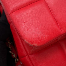 Load image into Gallery viewer, CHANEL Chocolate Bar ChainShoulder Bag RedAS3744 Lambskin Size Mini
