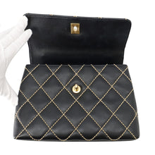 Load image into Gallery viewer, CHANEL Wild Stitch Handbag Black Lambskin
