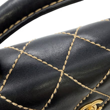 Load image into Gallery viewer, CHANEL Wild Stitch Handbag Black Lambskin
