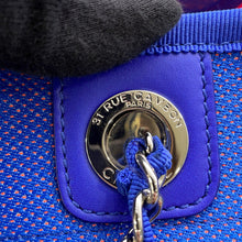 将图像加载到图库查看器中，CHANEL Deauville Tote Bag Purple/OrangeA67001 Canvas Leather Size Medium
