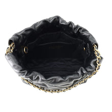 将图像加载到图库查看器中，CHANEL CHANEL 22 Shoulder Bag BlackAS3980 Shiny Calf Leather Size Mini
