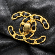 将图像加载到图库查看器中，CHANEL CHANEL19 ChainShoulder Bag BlackAS1160 Shiny Lambskin
