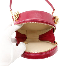 Load image into Gallery viewer, CHANEL Round ChainShoulder Bag PinkPurple Leather
