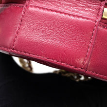 Load image into Gallery viewer, CHANEL Round ChainShoulder Bag PinkPurple Leather
