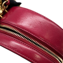 Load image into Gallery viewer, CHANEL Round ChainShoulder Bag PinkPurple Leather
