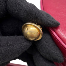 Load image into Gallery viewer, CHANEL Round ChainShoulder Bag PinkPurple Leather
