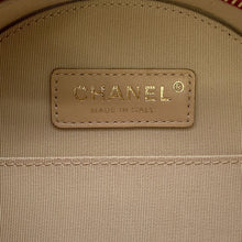 Load image into Gallery viewer, CHANEL Round ChainShoulder Bag PinkPurple Leather
