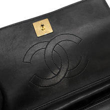 Load image into Gallery viewer, CHANEL Matelasse Push Lock ChainShoulder Bag Black Lambskin
