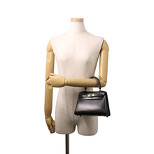 Load image into Gallery viewer, HERMES Mini Kelly Sellier Black Box Calf Leather
