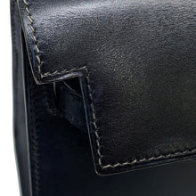 Load image into Gallery viewer, HERMES Mini Kelly Sellier Black Box Calf Leather
