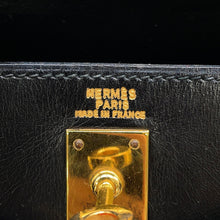 Load image into Gallery viewer, HERMES Mini Kelly Sellier Black Box Calf Leather
