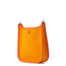 将图像加载到图库查看器中，HERMES Neo Evelyne Jaune d'or/Feu Toile Officier Swift Leather Size TPM
