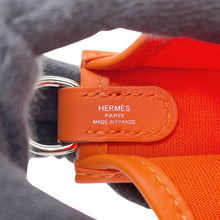 将图像加载到图库查看器中，HERMES Neo Evelyne Jaune d'or/Feu Toile Officier Swift Leather Size TPM
