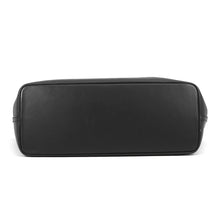 Load image into Gallery viewer, DOLCE&amp;GABBANA FEFE Shopping Tote Black Leather Size Medium
