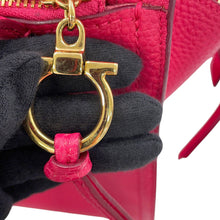 Load image into Gallery viewer, Ferragamo Gancini 2wayBag Pink21F478 Leather
