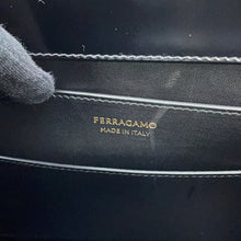 Load image into Gallery viewer, Ferragamo Wanda 2-way Tote Bag Black213984 761287 Patent Leather Size Medium
