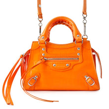 将图像加载到图库查看器中，BALENCIAGA Neo Classic City 2wayBag Orange638524 Leather Size Mini

