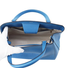 Load image into Gallery viewer, Valextra Valextra Triennale 2-way Bag Blue Leather Size Medium
