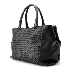 将图像加载到图库查看器中，Bottega Veneta INTRECCIATO Tote Bag Black428331 Leather
