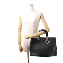 将图像加载到图库查看器中，Dior Diorissimo 2wayBag Black/Light PinkM0901PVPU Leather Size Large
