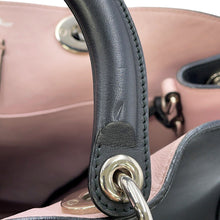 将图像加载到图库查看器中，Dior Diorissimo 2wayBag Black/Light PinkM0901PVPU Leather Size Large
