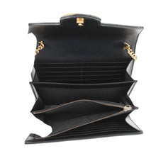 将图像加载到图库查看器中，GUCCI GG Marmont Chain wallet Black474575 Leather
