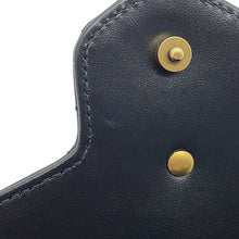 将图像加载到图库查看器中，GUCCI GG Marmont Chain wallet Black474575 Leather
