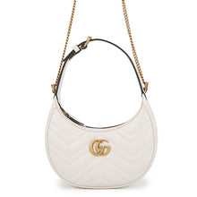 Load image into Gallery viewer, GUCCI GG Marmont One Shoulder Bag White699514 Leather
