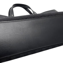 Load image into Gallery viewer, GUCCI GG Canvas Tote Bag Black106251 GG Canvas Leather
