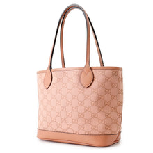 Load image into Gallery viewer, GUCCI Ophidia GGSmall Tote Bag Pink742102 525040 GG Canvas Leather
