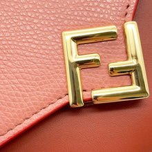 Load image into Gallery viewer, FENDI FFDiamond Chain Continental Wallet Pink/Red8M0365 Leather
