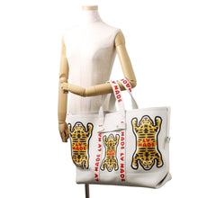 Load image into Gallery viewer, LOUIS VUITTON Trolley Tote Bag NIGO Collaboration BlancM59366 Leather

